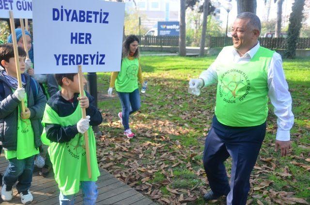 Erdoğan Bıyık, çocuk ve genç diyabetlileri yalnız bırakmadı