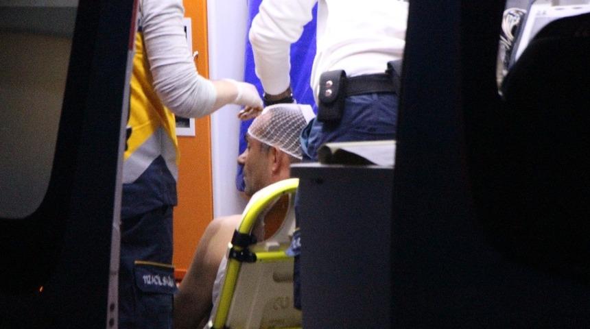 Kadın arkadaşının evinde 6 kişi darp edip bı&ccedil;akladı