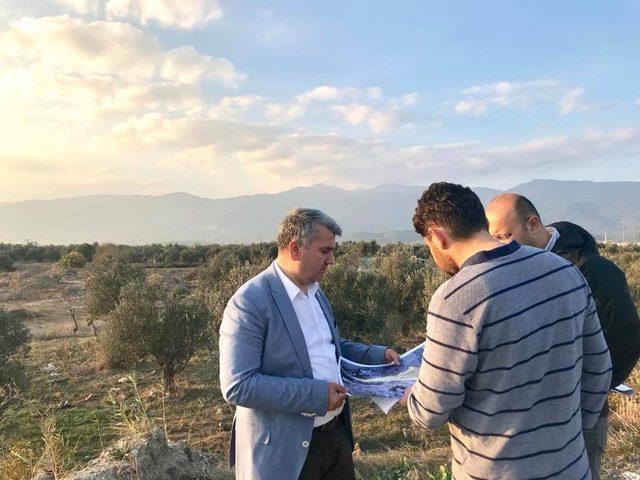 Canbey, yeni hastane yeri için incelemelerde bulundu