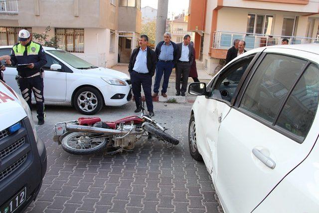 Kula’da trafik kazası: 1 yaralı