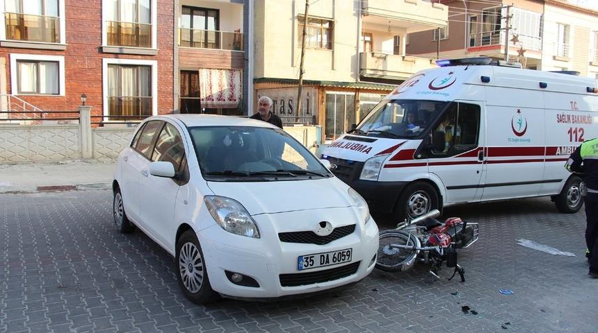 Kula&rsquo;da trafik kazası: 1 yaralı