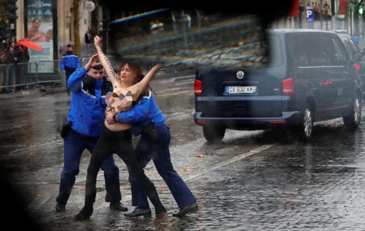 Trump'a üstsüz gösterici şoku! G2