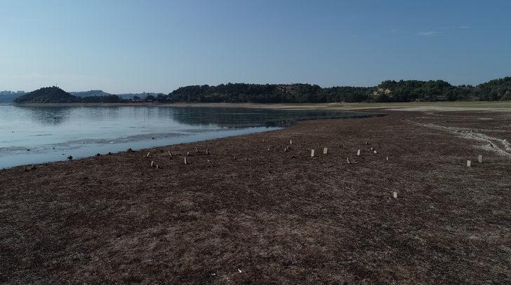Baraj gölünden mezarlık fışkırdı G1