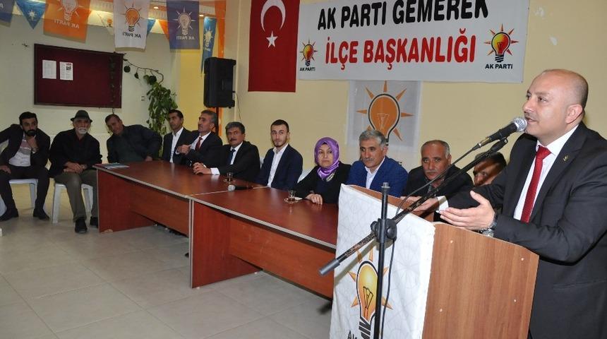 Ak Parti Gemerek İl&ccedil;e Başkanlığı aday adaylarını tanıttı