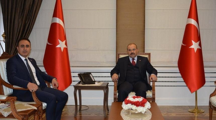 Trabzon Cumhuriyet Başsavcısı Tuncel&rsquo;den Trabzon Valisi Ustaoğlu&rsquo;na hayırlı olsun ziyareti