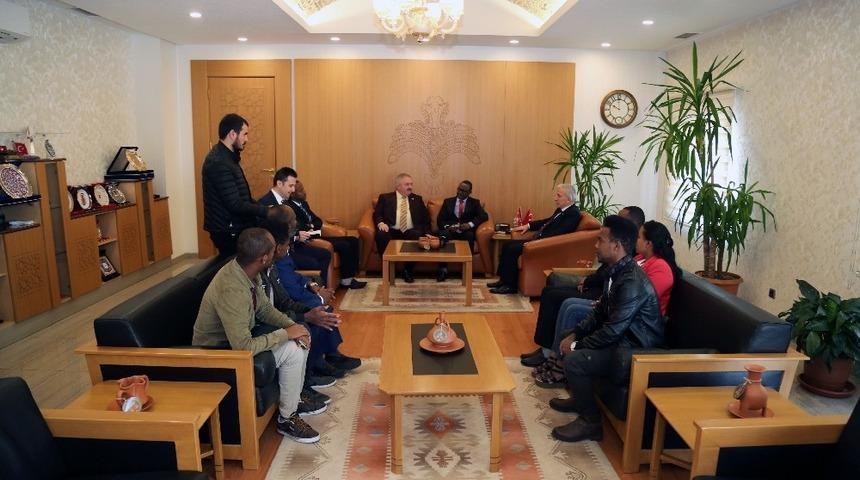 Etiyopya Heyetinden Vali Kam&ccedil;ı&rsquo;ya Ziyaret