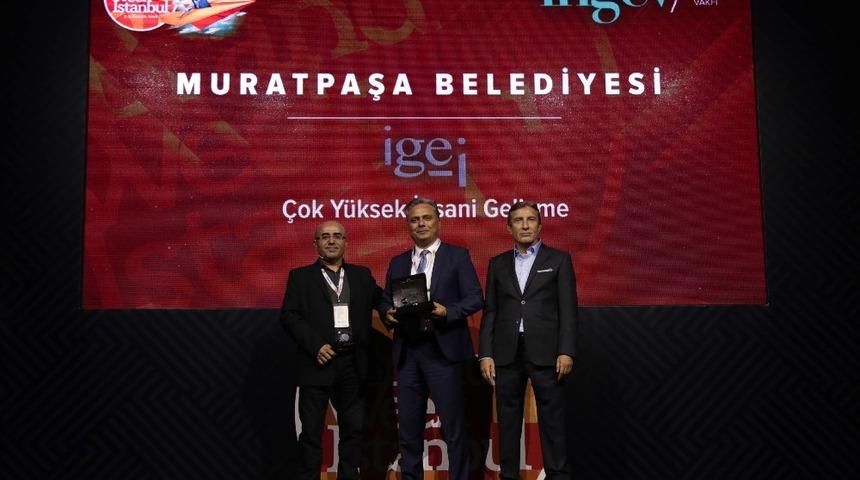 Muratpaşa Belediyesi&rsquo;ne b&uuml;y&uuml;k &ouml;d&uuml;l