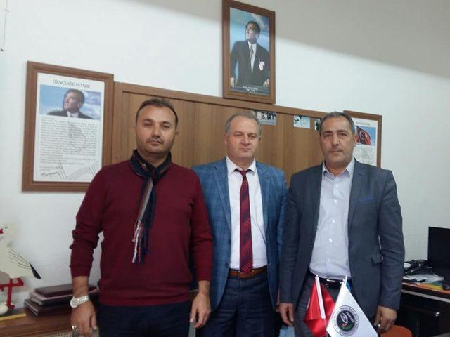 Asimder Başkanı Gülbey, Okul Müdürleri Bilen ve Erol’u ziyaret etti