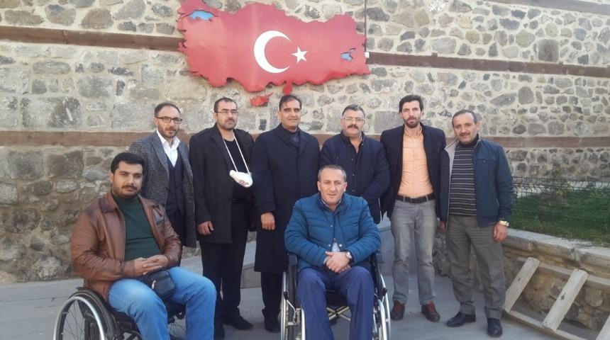 Engelliler Meclisinden Gazi Saylanlar&rsquo;a destek ziyareti