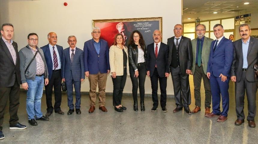 Sendikacılardan Başkan Çerçioğlu’na ziyaret