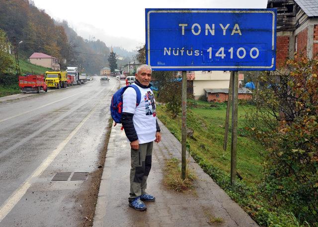 Kansere farkındalık i&ccedil;in Trabzon dan Ankara ya y&uuml;r&uuml;y&uuml;şe ge&ccedil;ti 4